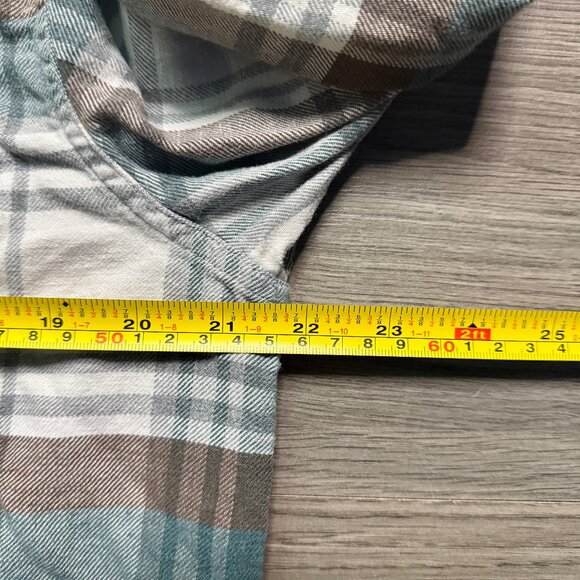 Patagonia Men's Fjord Flannel Shirt - White/Brown - Picture 5 of 7